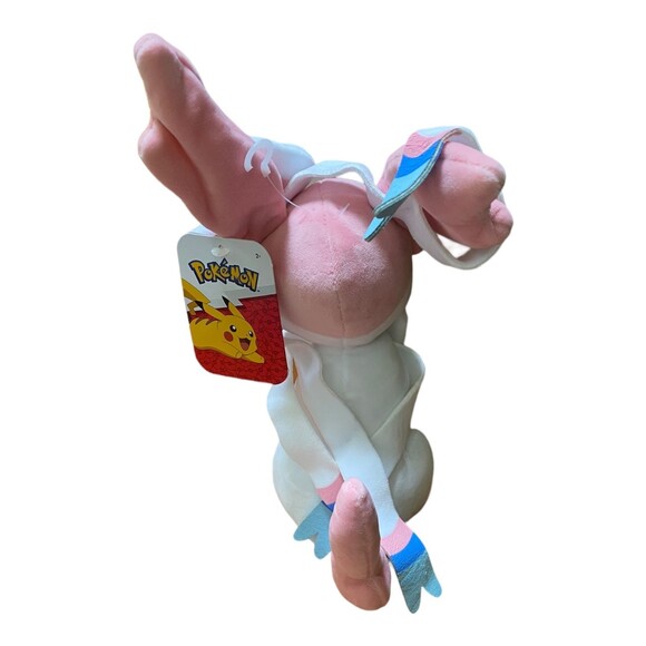 Pokemon Eevee Evolution Sylveon Exclusive 8-Inch Plush Collectible - Picture 4 of 10